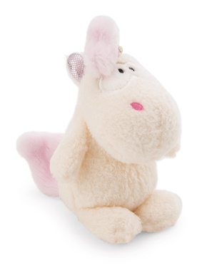 Einhorn Creamy Pink 10cm in Cupcake mit Loop