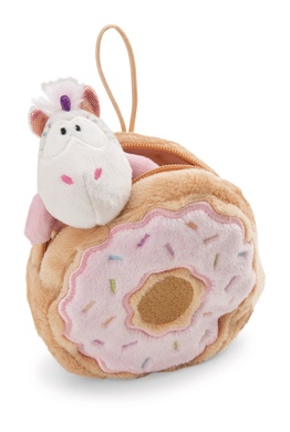 Einhorn Sweety Rainbow 10cm in Donut mit Loop