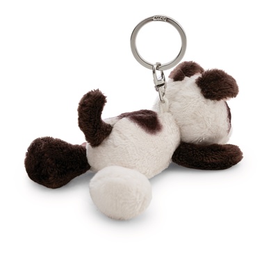 Schlüsselanhänger Hund weiss 