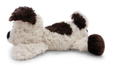 Hund weiss 20cm liegend 