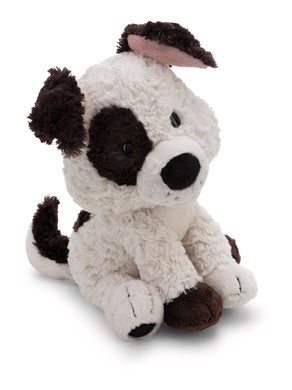 Hund weiss 25cm sitzend 