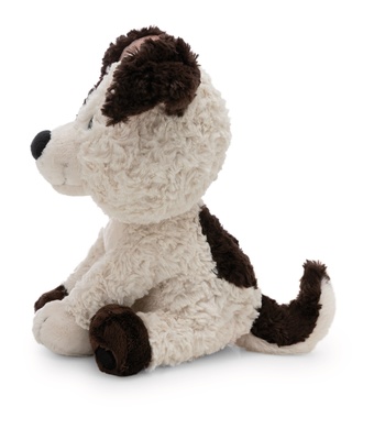 Hund weiss 35cm sitzend 