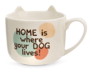 Tasse Hund weiss 