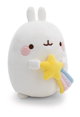 Molang avec étoile filante 24cm dans boîte cadeau