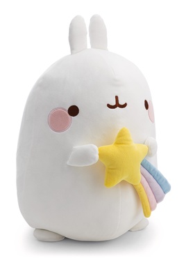 Molang avec étoile filante 48cm 