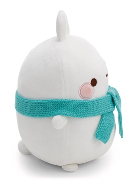 Molang avec écharpe 24cm dans boîte cadeau