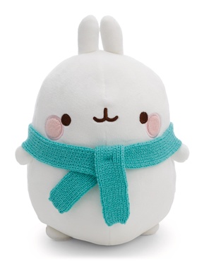 Molang avec écharpe 24cm dans boîte cadeau