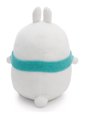 Molang avec écharpe 24cm dans boîte cadeau