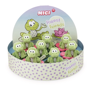 Frosch Fridolin Frog 7cm 8 Stück im Display