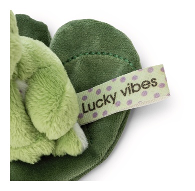 Grenouille Fridolin Frog sur feuille 7cm 