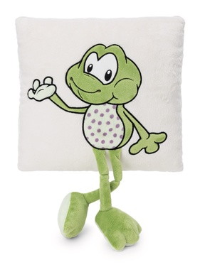 Coussin grenouille Fridolin Frog quadratique