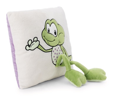 Coussin grenouille Fridolin Frog quadratique