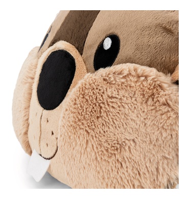 Coussin en forme castor Harry Woodsnacker