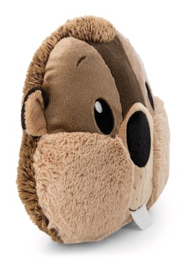 Coussin en forme castor Harry Woodsnacker
