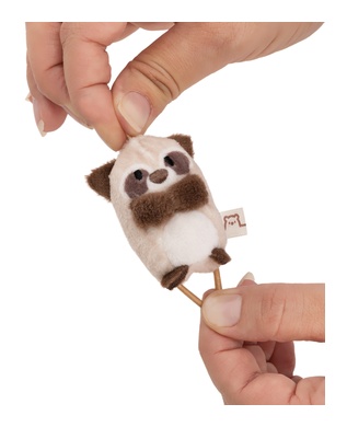 Raton laveur Rakuma brun clair 5cm 