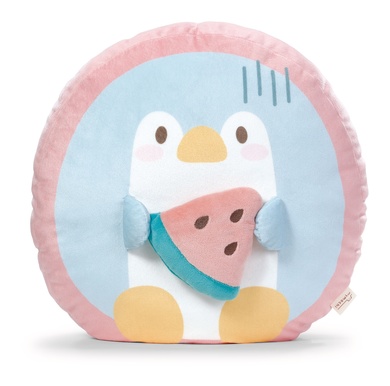 Kissen Pinguin Waddle mit Wassermelone 