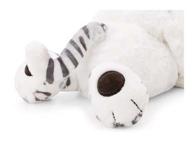 Schneeleopard Eleni Snowbell 45cm liegend