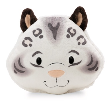 Kissen rund Schneeleopard Eleni Snowbell 