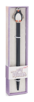 Stylo pingouin Jorge Thunder dans boîte cadeau