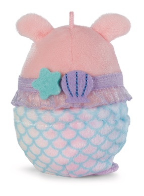Cochon Onk 8cm avec bivalve et costume de sirène dans boîte cadeau