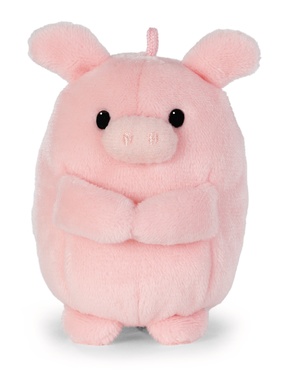Cochon Onk 8cm avec bivalve et costume de sirène dans boîte cadeau