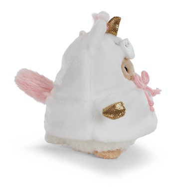Mouton Wools 8cm avec arc-en-ciel et costume de licorne dans boîte cadeau
