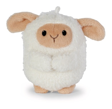 Mouton Wools 8cm avec arc-en-ciel et costume de licorne dans boîte cadeau