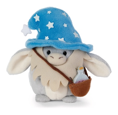 Âne Earl 8cm avec potion magique et costume d'enchanteur dans boîte cadeau