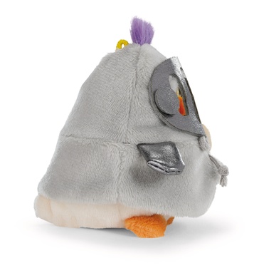 Perruche Chipsy 8cm avec cheval bâton et costume de chevalier dans boîte cadeau