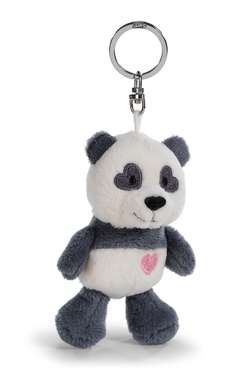 Schlüsselanhänger Love Panda mit Herz 
