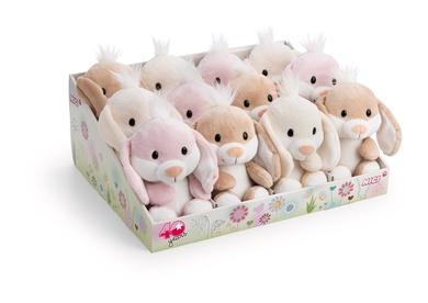 Hasen 20cm 3 Designs, 12 Stück im Display