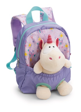 Sac à dos lilas avec licorne 