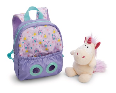 Sac à dos lilas avec licorne 