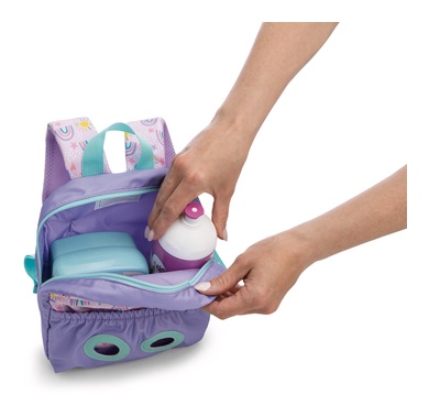Sac à dos lilas avec licorne 