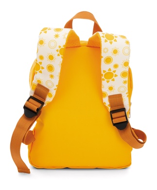 Rucksack gelb mit Fuchs 