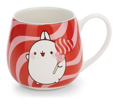 Tasse Molang mit Lolli in Geschenkverpackung