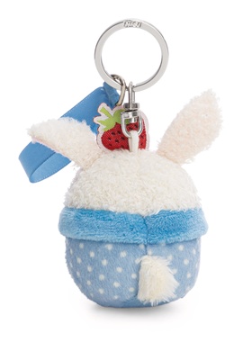 Port-clés lapin cupcake 