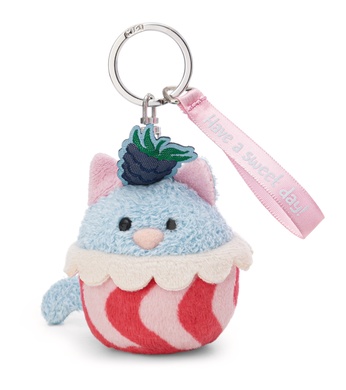 Schlüsselanhänger Katze Cupcake 