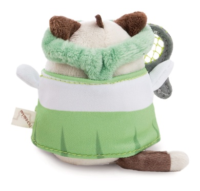 Siamkatze Siamy 8cm mit Tennisball und Tenniskostüm in Geschenkverpackung