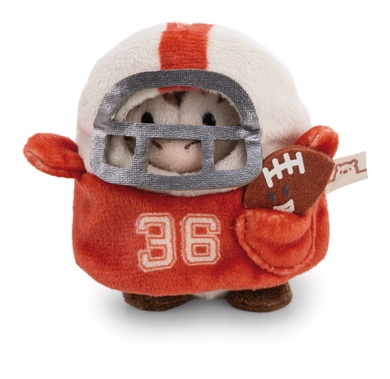 Zebra Stripey 8cm mit Football und Footballkostüm in Geschenkverpackung