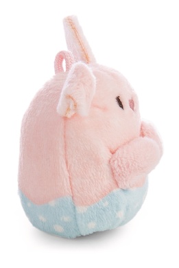 Hase Pibu 5cm pink mit Punkten 