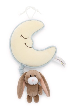 Boîte à musique lune avec lapin Lopino 