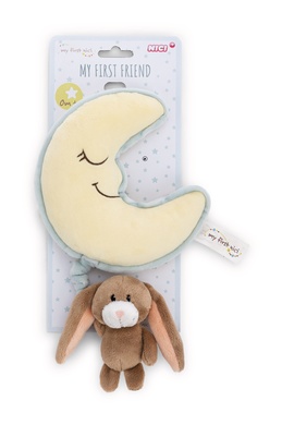 Boîte à musique lune avec lapin Lopino 