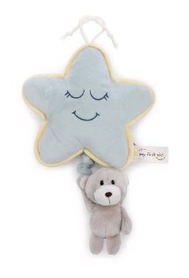 Spieluhr Stern mit Bär Finni 