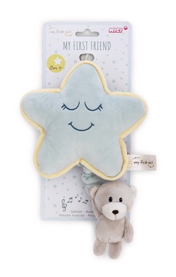 Spieluhr Stern mit Bär Finni 