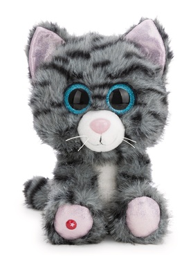 Chatte tigrée Nomelia 25cm bras ballants 