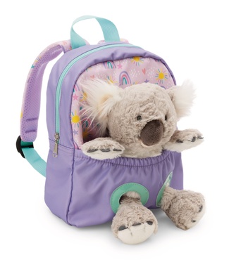 Rucksack lila mit Koala 