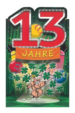 Zahlengeburtstag 13 