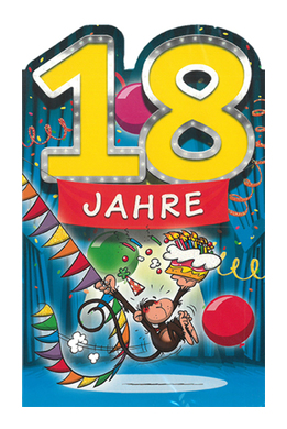 Zahlengeburtstag 18 Junge 