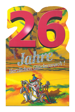 Zahlengeburtstag 26 